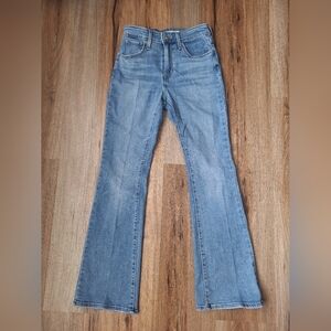 Levi's 725 Womens High Rise Bootcut Jeans 26 Blue Denim Cotton Stretch 26x28